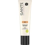 SANTE Naturkosmetik Hydro Glow BB Cream 02 Medium Dark avec extraits de Hylauron et bio - Végétalien - 30 ml
