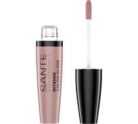 SANTE Naturkosmetik Intense 40428 Color Gloss 01 Style-me-Nude Effet brillant à lèvres Pigmentation intense avec beurre de karité bio hydratant, végétalien, 9 ml