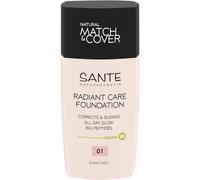 Sante-Naturkosmetik Maquillage-du-visage Foundation-PowderFond de teint éclat 001 30 ml