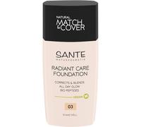 Sante-Naturkosmetik Maquillage-du-visage Foundation-PowderFond de teint éclat 003 30 ml