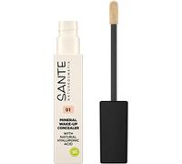 Sante Naturkosmetik Mineral Wake up Concealer 01 Neutral Ivory, couvre les ombres et les imperfections, convient au contouring, végétalien, 8 ml