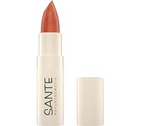 SANTE Naturkosmetik Moisture Lipstick 01 Honey Glow - Rouge à lèvres nourrissant à l'acide hyaluronique - Effet plump et sépilift - Soin des lèvres pour des lèvres souples et délicatement brillantes