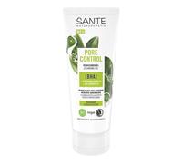 SANTE Naturkosmetik Pore Control Gel nettoyant - 100 ml - Avec effet BHA et niacinamide - Nettoyage en profondeur des pores avec du thé vert bio - Matifiant et hydratant - Végétalien et testé