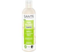Sante Naturkosmetik Pure Balance Shampooing Pomme Bio + Complexe Triple Protéine, Shampoing Végétalien Pour Cheveux Propres Et Rafraîchis, Hydrate Intensément Les Cheveux Secs, 250 Ml