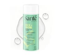 SANTE Naturkosmetik Rice + Shine Hydration Toner - 125 ml - Soin hydratant intense avec ferment de riz, hyaluron et glycérine - nourrit la peau en profondeur - Végétalien, sans alcool ni parfum