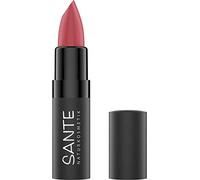 Sante Naturkosmetik Rouge à lèvres mat 06 Bright Papaya - Effet mat - Avec beurre de cacao bio - Pigmentation intense - 4,5 g