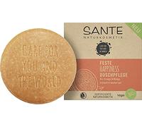 SANTE Naturkosmetik Savon de Douche Ferme Peaux Douches - Formule Vegan à l'Orange Bio et à la Mangue - Soin Douche Festif Happiness - 1 x 80 g