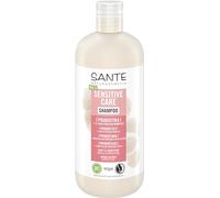 SANTE Naturkosmetik Sensitive Care Shampooing probiotiques + complexe triple protéines, shampoing végétalien pour cheveux renforcés et hydratés, convient pour un cuir chevelu sensible, 500 ml