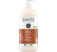 SANTENATURKOSME GEL DE DUCHA FAMILY coco+vainilla - gel douche doux qui nettoie la peau en douceur, s’utilise sous la douche matin et soir, contenance 950 ml et associe fonctionnalité pratique et sens