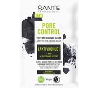 Sante-Naturkosmetik Soins-du-visage MasksMasque de nettoyage en profondeur Pore Control au charbon actif, complexe BHA & niacinamide 8 ml
