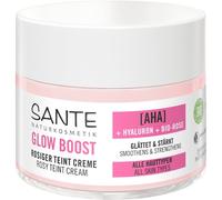 Sante-Naturkosmetik Soins-du-visage Soin-hydratantAHA, hyaluron & rose bioCrème de teint Glow Boost 50 ml