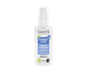 SANTE® Overnight Elixier avec Hyaluron & Bio-Aloe Vera pour cheveux secs Élixir 75 ml