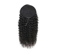 Santé Queue de cheval bouclée avec cordon de serrage 20-76 cm Clip en cheveux humains Remy Hair Soins personnels 50 cm
