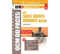 Santé, Société, Humanité Ue7 - Tome 1 Optimisé Pour Paris 6 - Edition 2014
