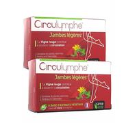 SANTE VERTE - Circulymphe - Circulation Veineuse - Jambes lourdes 2 MOIS de TRAITEMENT - Lot de 2 boites de 60 comprimés (Pack 2)