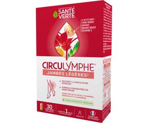 Santé Verte Circulymphe Jambes Légères 30 Comprimés