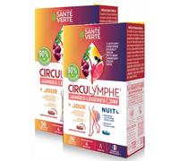 Santé verte Circulymphe Jambes légères Jour & Nuit – 2 x 56 comprimés (2 mois)