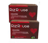 SANTE VERTE LEVURE DE RIZ ROUGE + formule renforcee 60cps - Lot de 2 Boites de 60 Comprimés