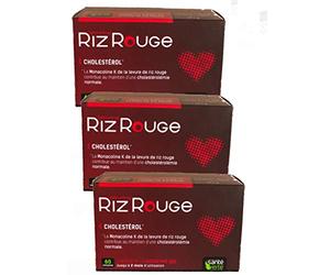 SANTE VERTE LEVURE DE RIZ ROUGE + formule renforcee 60cps - Lot de 3 Boites de 60 Comprimés