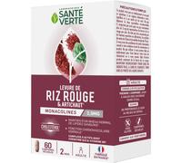 Santé Verte Levure Riz Rouge Et Artichaut 60 Comprimés