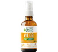 Santé Verte Vitamine D3 2000UI Spray Végétal 20ml