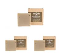 Sant'Egle Savon solide biologique avec argile et lavande 100 g. Emballage économie de 3 savons. (3)