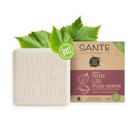 SANTENATURKOSME CHAMPU SOLIDO BRILLO FAMILY abedul-proteina - trouve facilement sa place dans une routine capillaire régulière, shampoing qui nettoie cuir chevelu et cheveux en douceur, poids 60 g et