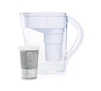 Santevia Mina Carafe filtrante alcaline minérale | Système de Filtration d'eau | Filtre au Chlore et au Plomb | Carafe purificateur d'eau | Pichet de Filtration d'eau Domestique | Filtre à Eau 9