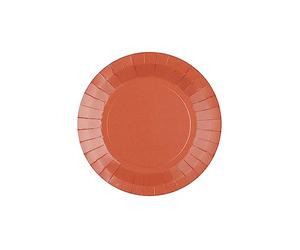 Santex 10 assiettes terracotta - 22.5 cm