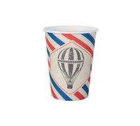 Santex 10 GOBELETS Carton Bon Voyage 27CL Multicolore