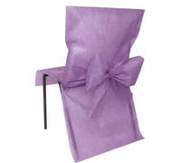 Santex 2931 Housse de Chaise avec Noeud Parme