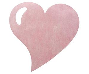 Santex 2935-05 Set de Table Forme Cœur Tissu Rose 38 x 38 x 0,01 cm