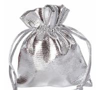 SANTEX 3410-4, Sachet de 6 bourses brillantes, Argent