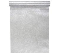 Santex 3431 Fanon Métallisé Chemin de Table Argent