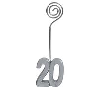 SANTEX 4291-20, Sachet de 2 Marque-places Anniversaire, 20 ans