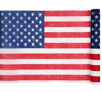 Santex Chemin de table intissé Drapeau USA 30 cm x 5 m Multicolore 000484600300099
