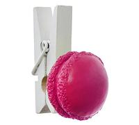 SANTEX 4936-15, Sachet de 4 pinces Macaron, fuchsia