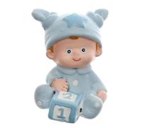SANTEX 4941-6, Figurine baptême garçonnet bleu
