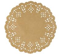 Bull's-Eye Set de table KRAFT rond beige 35 cm naturelle lavable