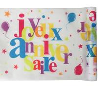 SANTEX 5136-99-30, Chemin de table Joeux Anniversaire festif