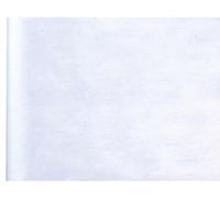 SANTEX 5696-1-30, Chemin de table en intissé 25 METRES, Blanc