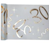 Santex Chemin de table 6158-30-30 Anniversaire 30 ans Or