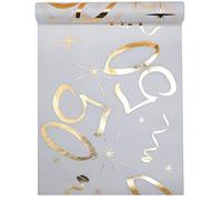 SANTEX 6158-50-30, Chemin de Table Anniversaire Age Or 50 Ans