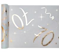 SANTEX 6158-70-30, Chemin de Table Anniversaire Age Or 70 Ans