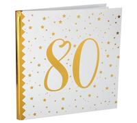 SANTEX 6185-80, Livre d'or Age métallisé 80 Ans