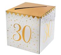 SANTEX 6186-30, Tirelire des âges métallisée 30 Ans