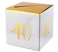 SANTEX 6186-40, Tirelire des âges métallisée 40 Ans