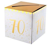 SANTEX 6186-70, Tirelire des âges métallisée 70 Ans