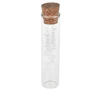 éprouvette verre just married métallisé 10cm - chalayer 000632900100000 Blanc G