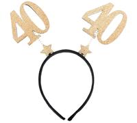 SANTEX 6824-40, Serre-tête Âge pailleté 40 ans